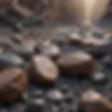 Industrial Applications of Magnetic Rocks A visual representation of the applications of magnetic rocks in industry