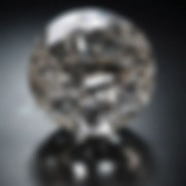 A sparkling diamond showcasing clarity and brilliance