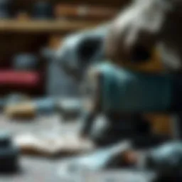 A high-quality lapidary grinder in action, showcasing the intricate details of stone crafting.