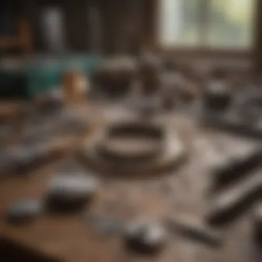 Essential Jewelry Making Tools Artisan tools arranged neatly on a workspace
