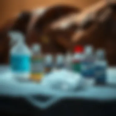 Selection of recommended cleaning agents for quartz