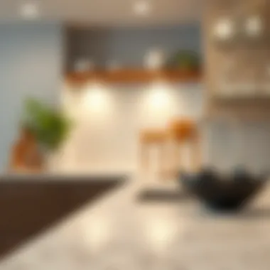 Maintaining the shine of quartz countertops