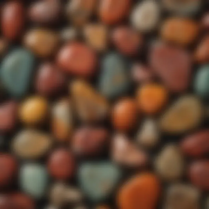 An array of colorful jasper stones showcasing their unique patterns.