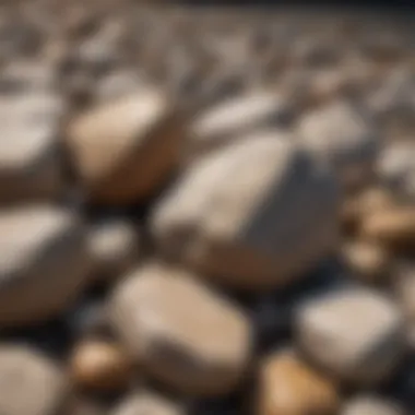 Artistic representation of rocks used in various applications