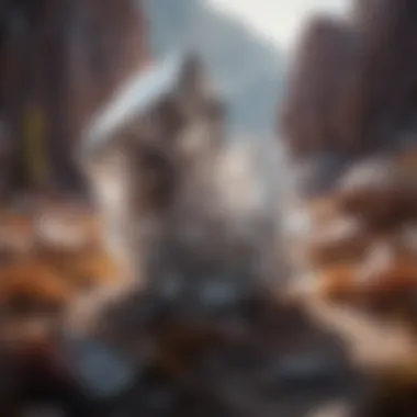 Geological Formation of Large Crystals Geological formation of large crystals in their natural habitat.