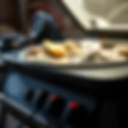 Close-up view of a high-quality professional rock tumbler showcasing its polished surface and controls