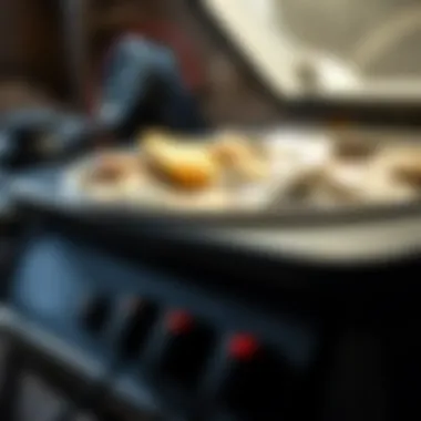 Close-up view of a high-quality professional rock tumbler showcasing its polished surface and controls