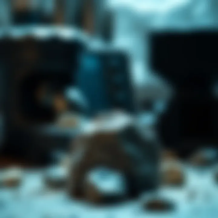 Side-by-side comparison of different models of professional rock tumblers available on Amazon