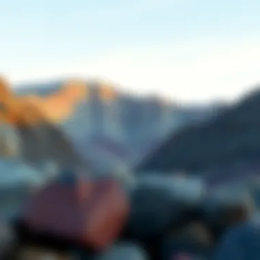 Natural Habitat of Rare Stones A landscape view of a natural site where rare stones are mined, illustrating their geographical origins