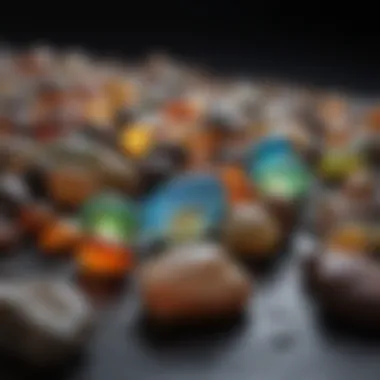 A beautifully curated collection of Ethiopian opals for gemstone enthusiasts