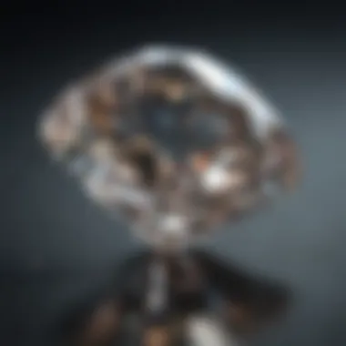 A beautifully captured photograph of a diamond reflecting light, illustrating its brilliance.