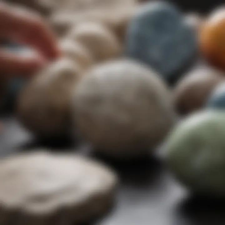 An assortment of stone types ideal for carving