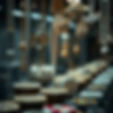 An elegant display of various jewelry types, including necklaces and earrings, representing cultural significance.