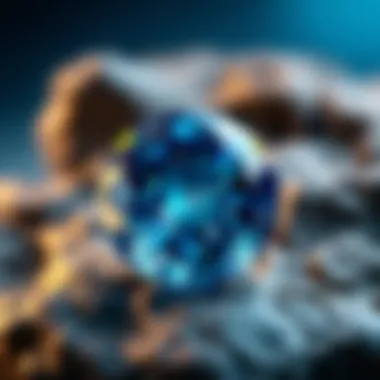 The Captivating Beauty of Blue Zircon A stunning blue zircon gemstone showcasing its rich color and clarity.