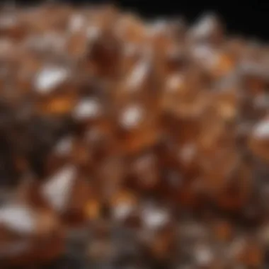 Diversity of Brown Crystals A collection of brown crystals highlighting their earthy tones and textures