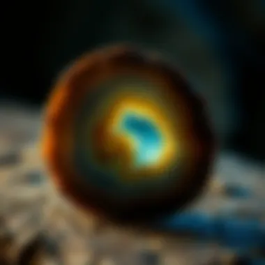 Picture Agate in Jewelry Design A beautifully polished piece of picture agate used in jewelry making