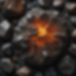 A stunning large meteorite on display, showcasing its unique texture and colors