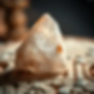 Artistic representation of quartz in creative designs and sculptures