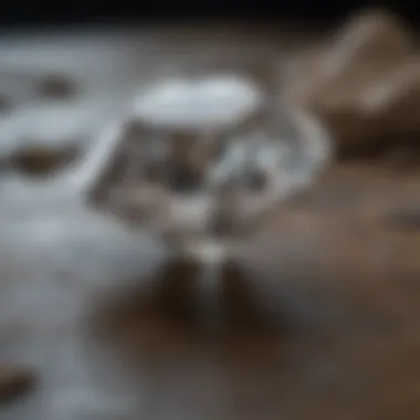 The Brilliance of a Polished Diamond Polished diamond showcasing brilliance
