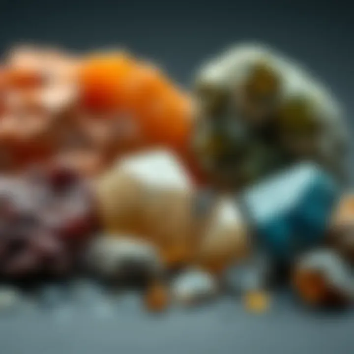Comparative study of minerals observed through microscopy