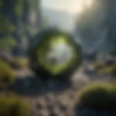 The Origin of Moldavite A scenic landscape highlighting the origin of moldavite in the Czech Republic
