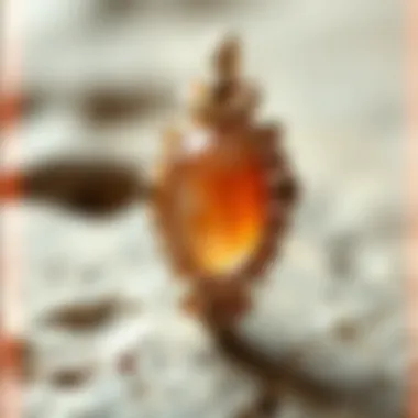 A beautifully designed piece of jewelry featuring a 30mm cabochon at its center, exemplifying artistic craftsmanship.