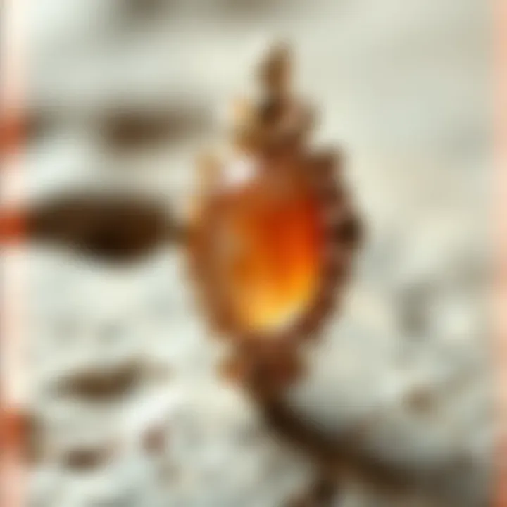 A beautifully designed piece of jewelry featuring a 30mm cabochon at its center, exemplifying artistic craftsmanship.