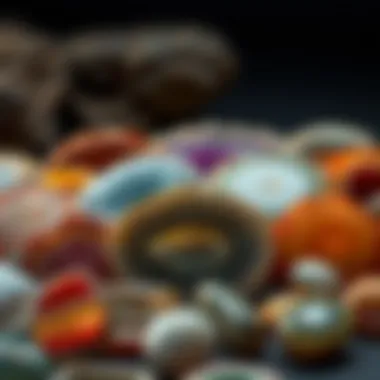 Diversity of Color in Turkish Agates A collection of various Turkish agates illustrating their diverse color spectrum