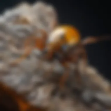 Fascinating Fossilized Insect in Amber Fossilized insect trapped in amber