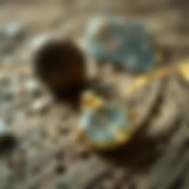 Craftsmanship with Natural Elements Artisan crafting jewelry from sustainably sourced natural elements