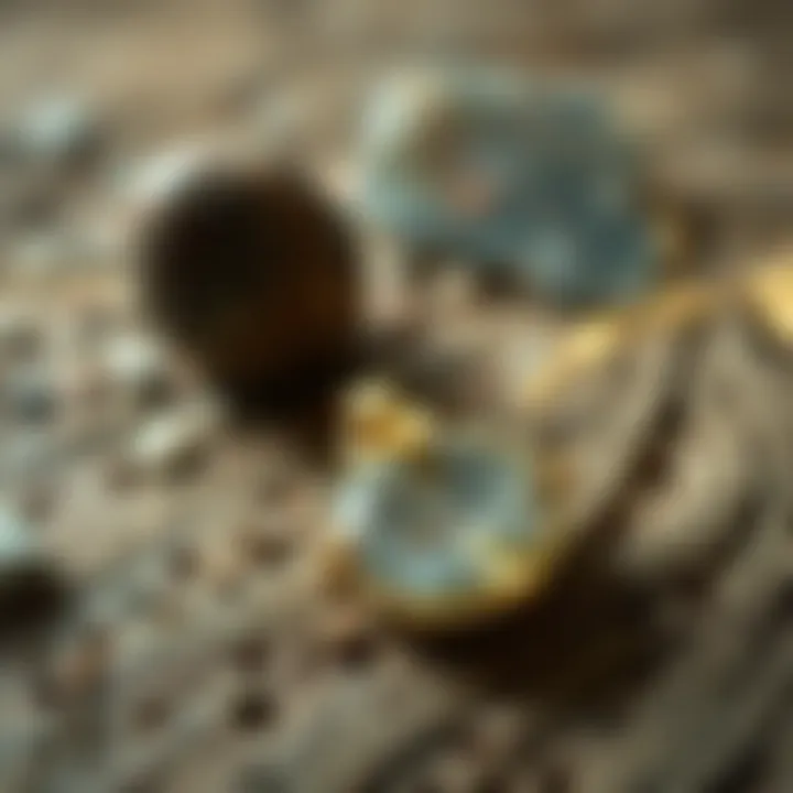 Craftsmanship with Natural Elements Artisan crafting jewelry from sustainably sourced natural elements