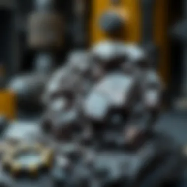 Hematite used in industrial applications, highlighting its versatility