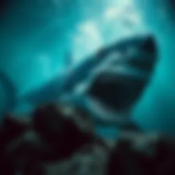 Artistic depiction of the megalodon in ancient oceans