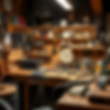 Comprehensive Lapidary Workstation Lapidary workstation with tools and equipment