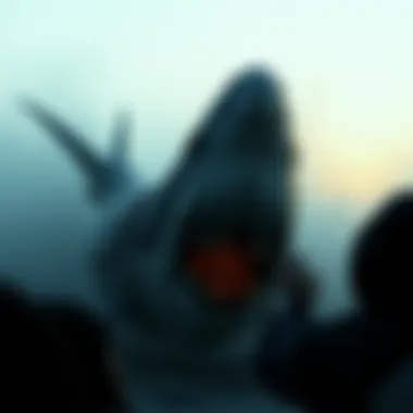 Artistic Representation of Megalodon's Extinction Artistic interpretation of megalodon's extinction event