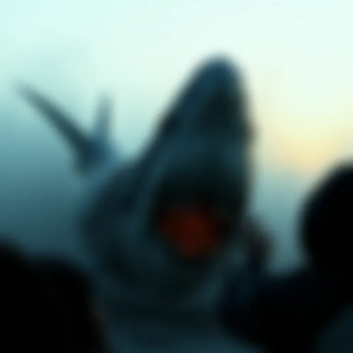 Artistic Representation of Megalodon's Extinction Artistic interpretation of megalodon's extinction event