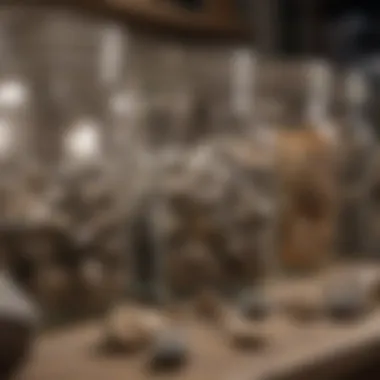 Effective Rock Storage Solutions A well-organized storage solution for rock samples in clear containers
