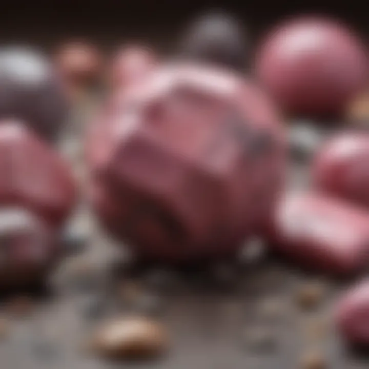 Comparison of rhodonite with other gemstones