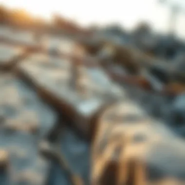 Rock adhesive being applied in a construction setting