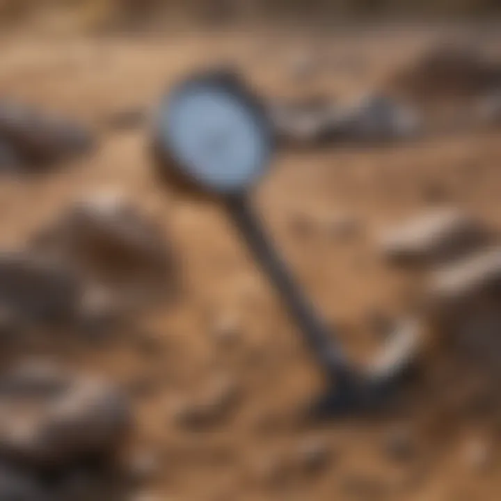 Different types of metal detectors arranged for comparison.