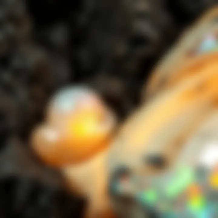 Geological Formation of Opals Geological formation of opals in natural surroundings