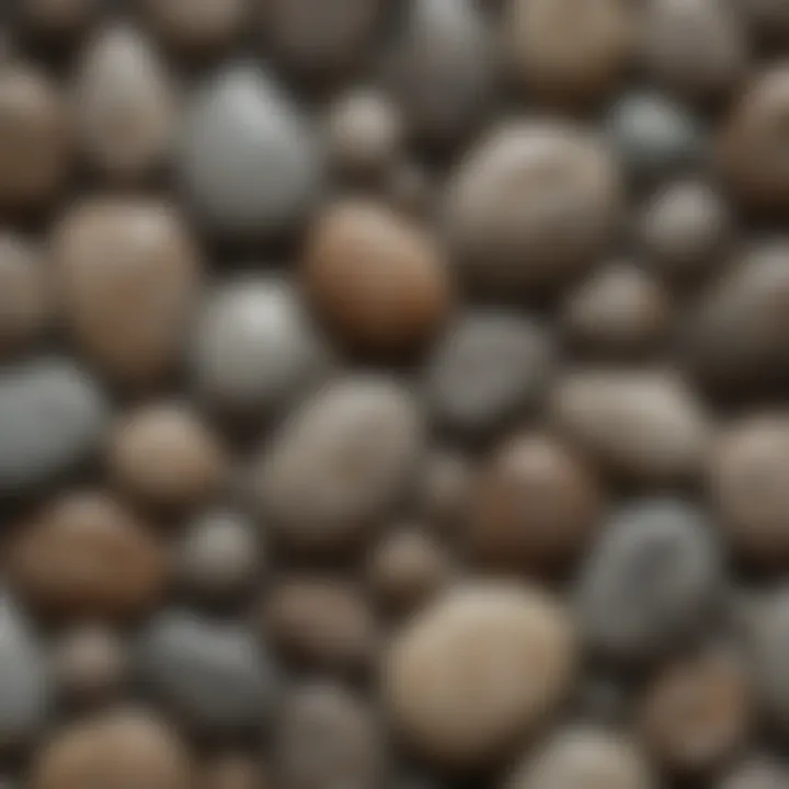 A close-up of a polished Petoskey stone showcasing its unique patterns and textures.