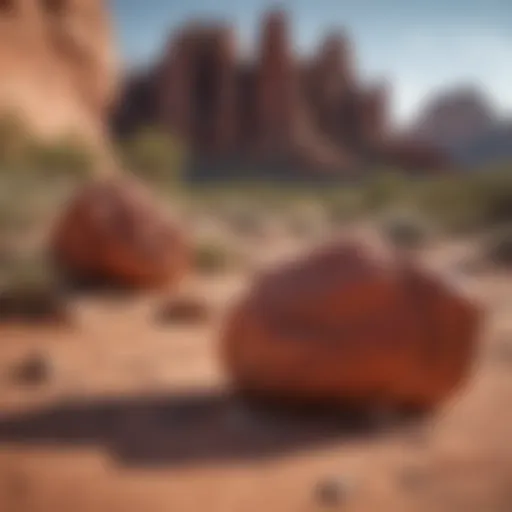 Striking view of Arizona's red rock formations