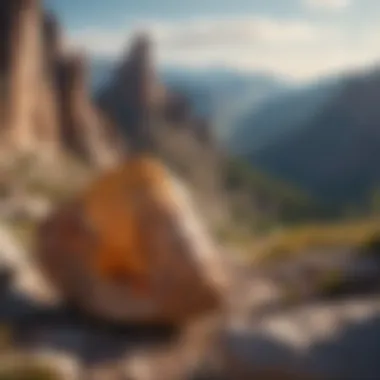 A stunning view of Colorado's Rocky Mountains showcasing igneous rock formations.