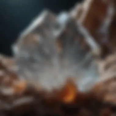 A visually captivating representation of crystal formation processes.