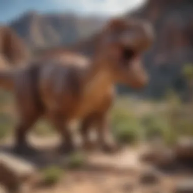 Notable Species: Utah's Dinosaur Diversity Illustration of notable dinosaur species from Utah