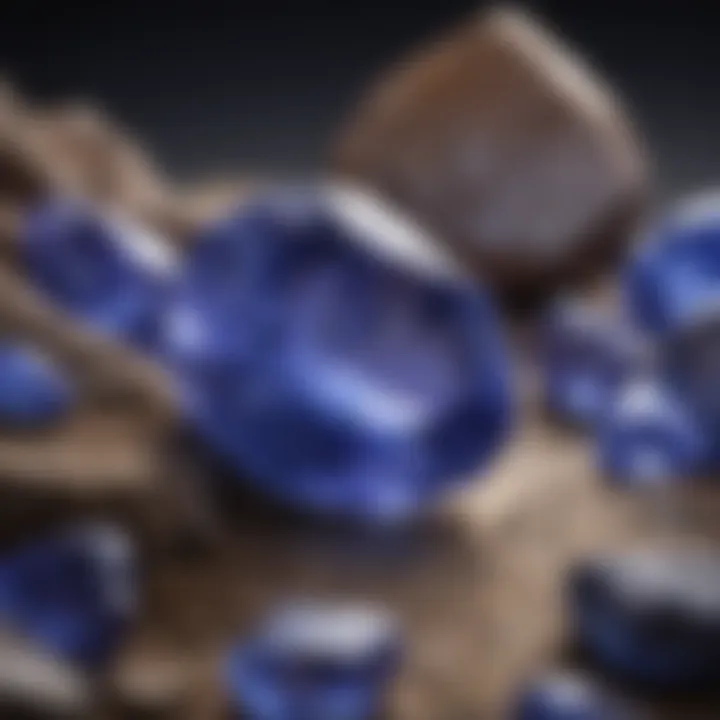 Geological formation where tanzanite is found