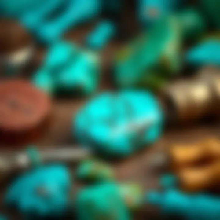 Tools for Testing Turquoise Authenticity Tools used for testing and identifying turquoise authenticity