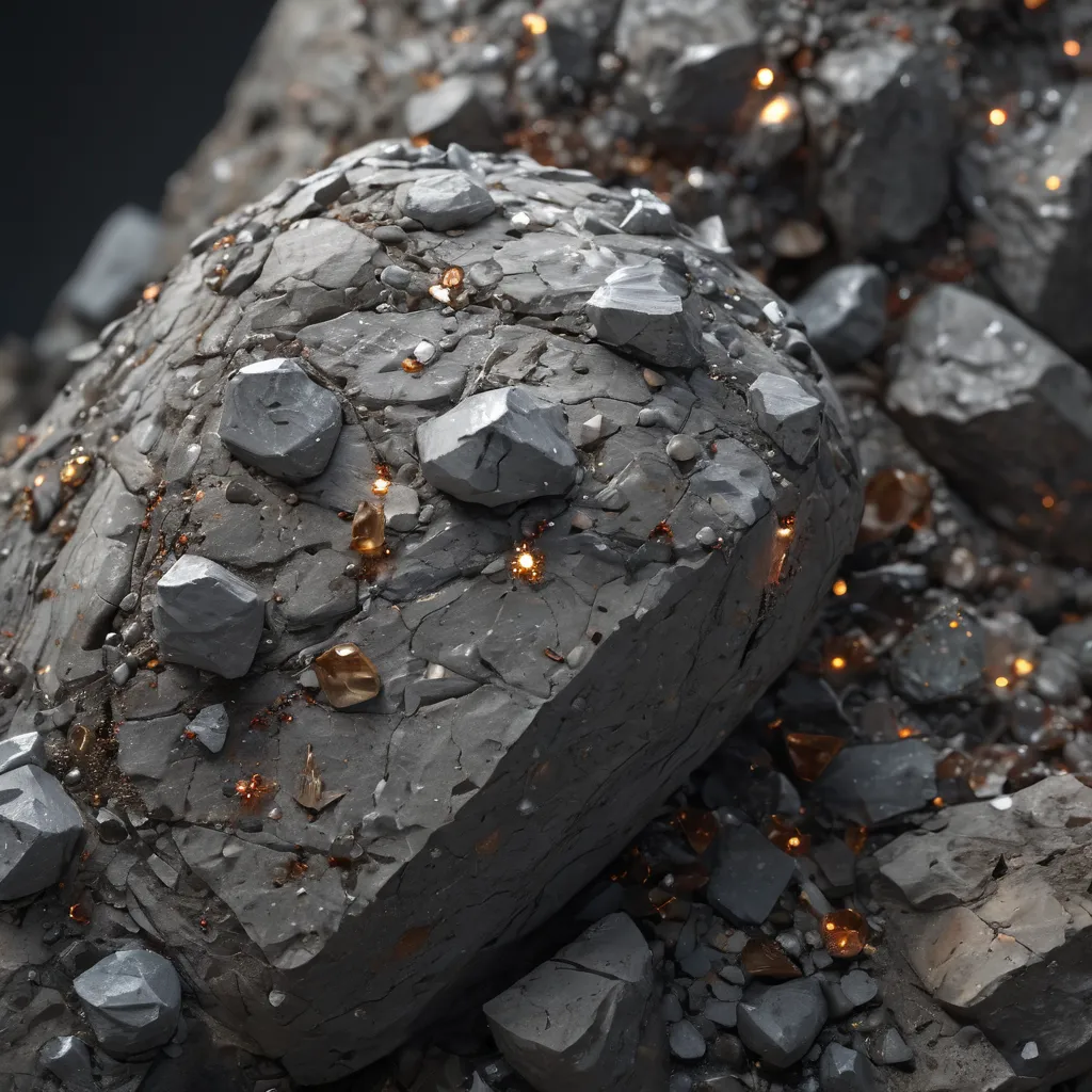 The Enchantment of Sparkling Grey Rocks